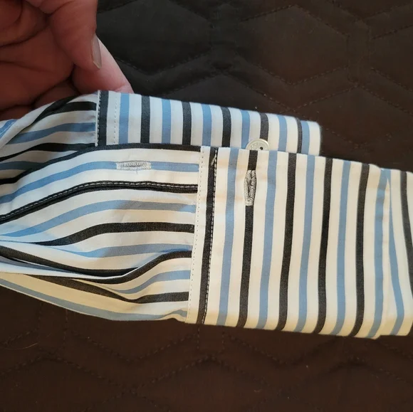 Striped Button-Up Shirt - Picture 8 of 10